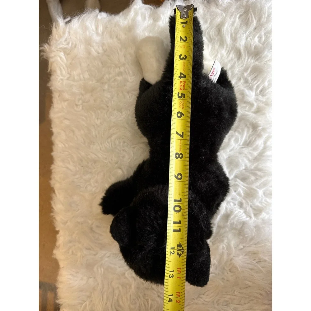 Gund Scoopers Black Tuxedo Cat Plush Stuffed Animal White Paws Vintage 11053 14